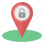 restricted, area, locked, location, address, gps 