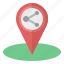 share, location, address, map, marker, placeholder 