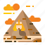 desert, location, pyramid, sphinx 