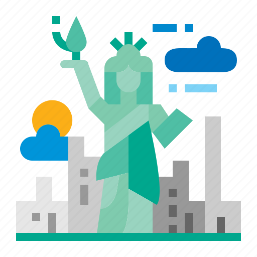 Building, landmark, liberty, statue icon - Download on Iconfinder