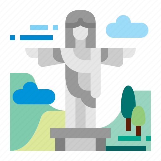 Christ, jesus, landmark, statue icon - Download on Iconfinder