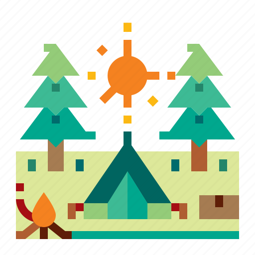 Adventure, camping, location, tent icon - Download on Iconfinder