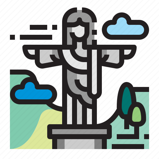Christ, jesus, landmark, statue icon - Download on Iconfinder