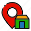 home, location, map, pin 