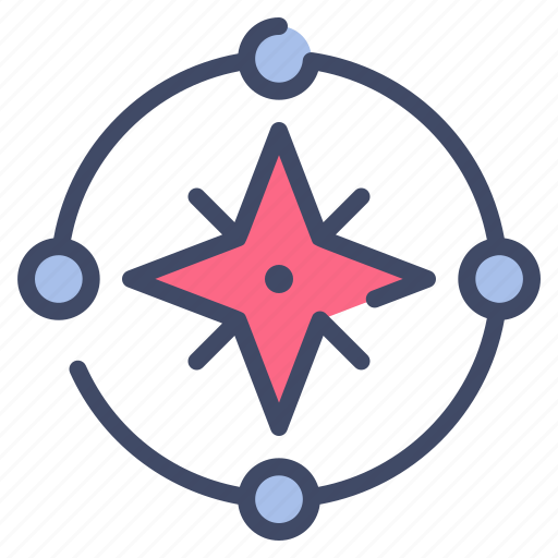 Compass, direction, navigation, rose, wind icon - Download on Iconfinder