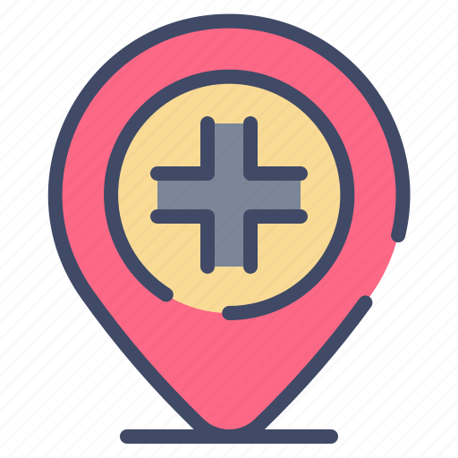 Intersection, location, map, pin, placeholder, road, street icon - Download on Iconfinder