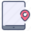 device, gadget, gps, location, map, pin, tablet 