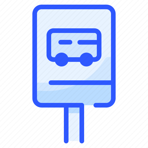 Bus, stop, transport, travel, vehicle icon - Download on Iconfinder