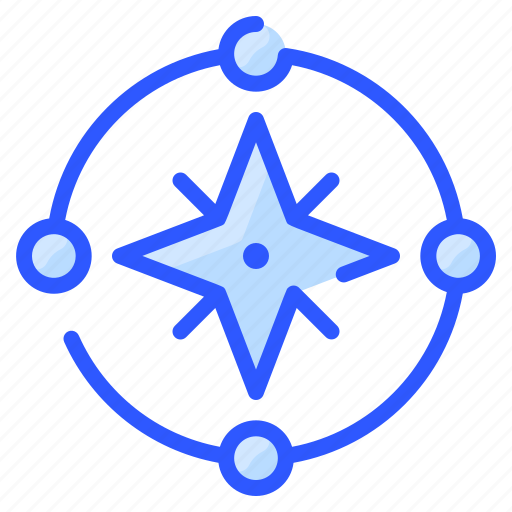 Compass, direction, navigation, rose, wind icon - Download on Iconfinder