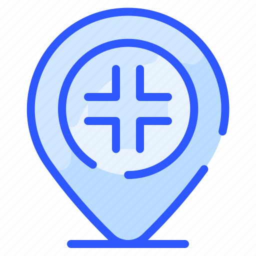 Intersection, location, map, pin, placeholder, road, street icon - Download on Iconfinder