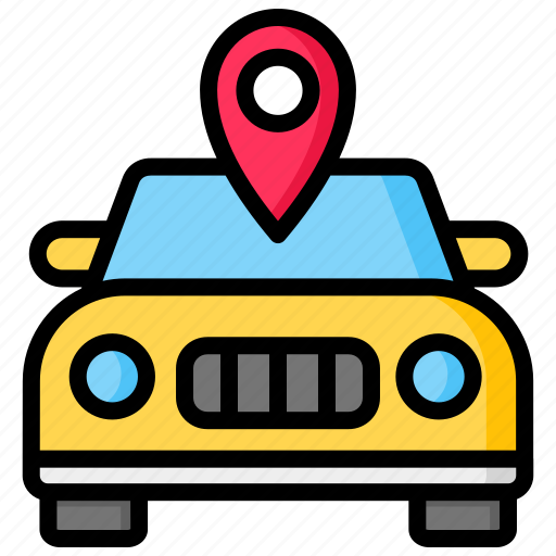 Location, car, navigation, automobile, vehicle icon - Download on Iconfinder