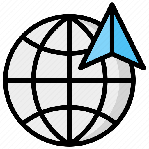 Location, globe, navigation, world, gps icon - Download on Iconfinder