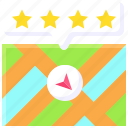 pin, location, map, position, rating, star