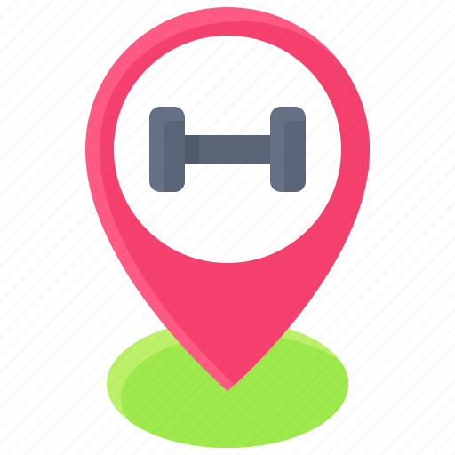Pin, location, map, position, gym icon - Download on Iconfinder