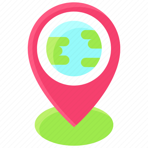 Pin, location, map, position, earth icon - Download on Iconfinder