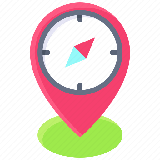 Pin, location, map, position, compass icon - Download on Iconfinder