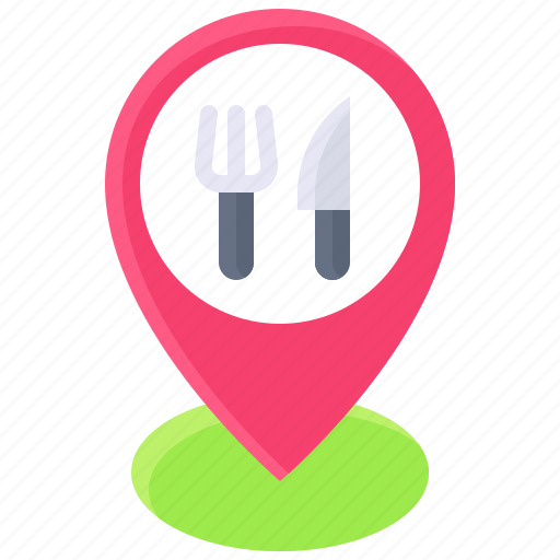 Pin, location, map, position, restaurant icon - Download on Iconfinder