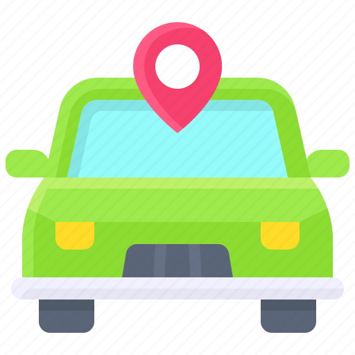 Pin, location, map, position, car icon - Download on Iconfinder