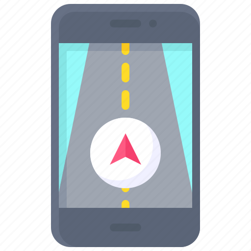 Pin, location, map, position, road, smartphone, navigation icon - Download on Iconfinder
