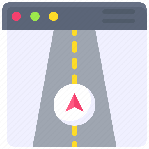Pin, location, map, position, application, road icon - Download on Iconfinder