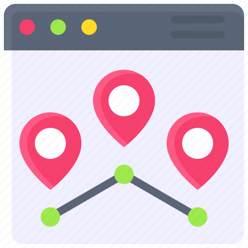 Pin, location, map, position, application icon - Download on Iconfinder