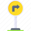pin, location, map, position, turn right