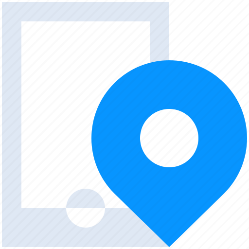 Location, navigation, pin, tablet icon - Download on Iconfinder