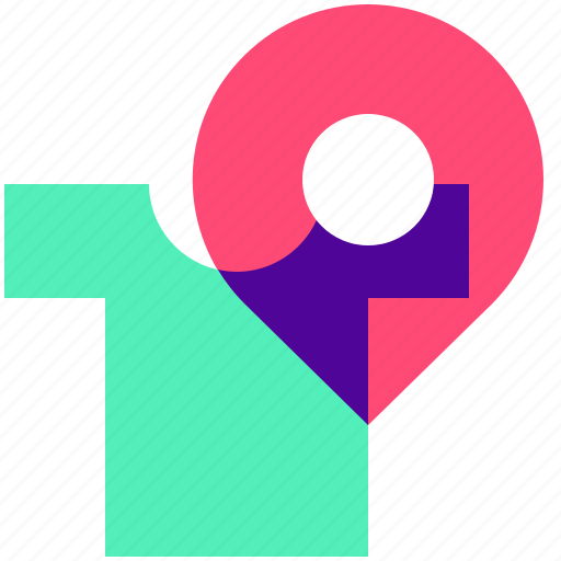Cloth, location, pin, shop, store icon - Download on Iconfinder