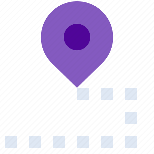 Destination, navigation, path, route icon - Download on Iconfinder