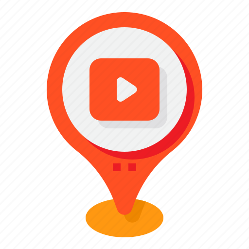 Entertainment, complex, movie, map, pin icon - Download on Iconfinder