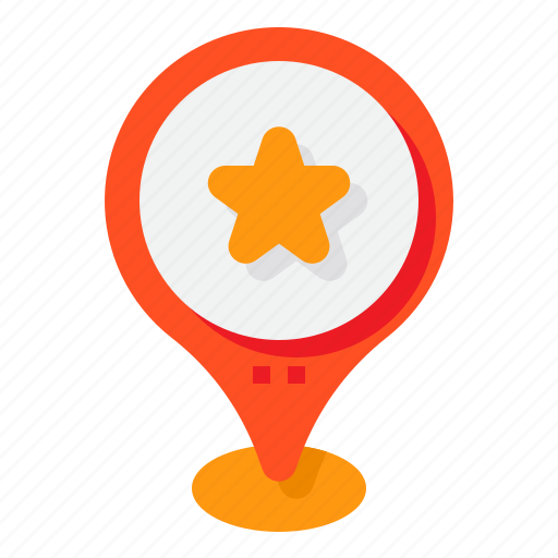Favorite, marker, map, pin, location icon - Download on Iconfinder
