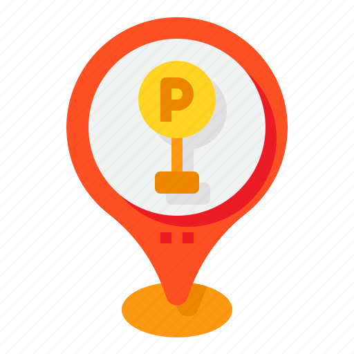 Parking, lot, map, pin, location icon - Download on Iconfinder