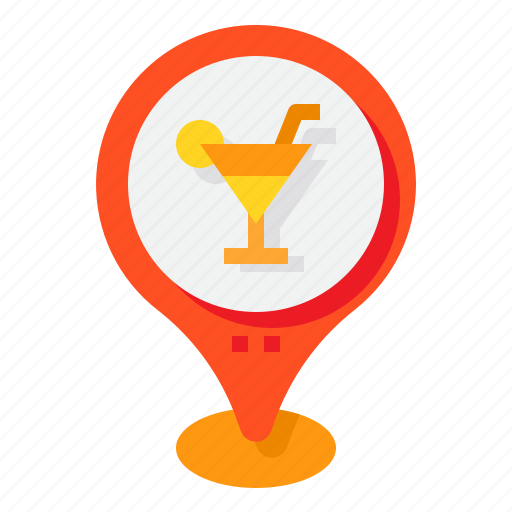 Pub, bar, map, pin, location icon - Download on Iconfinder