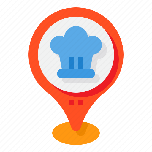 Resturant, cooking, map, pin, location icon - Download on Iconfinder