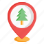 tree, park, forest, maps, and, location, pin, pines, trees 