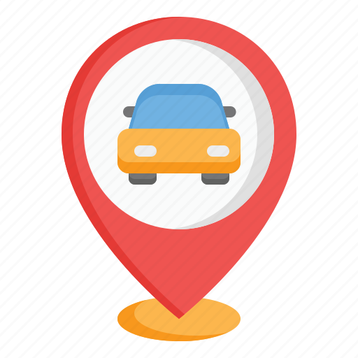 Car, maps, location, map, placeholder, pin, gps icon - Download on Iconfinder
