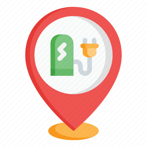 Energy, auto, charger, station, charging, location, map icon - Download on Iconfinder