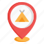 camp, camping, location, map, pin, place, pointer, navigation 
