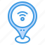 wifi, internet, map, pin, location 