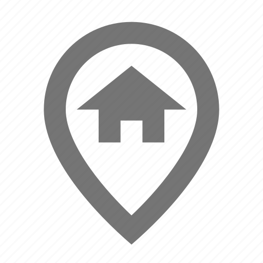 Home, location, pin, house, map, marker, navigation icon - Download on Iconfinder