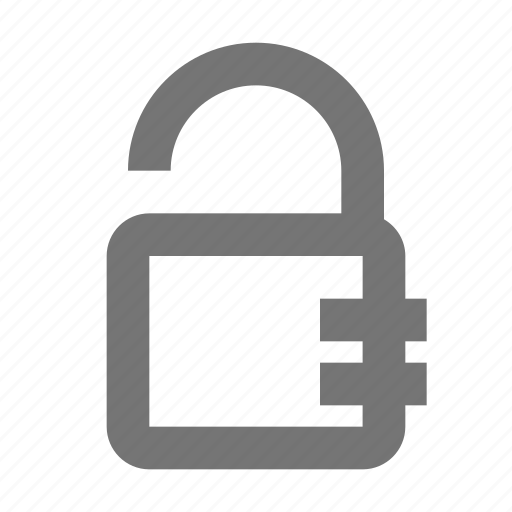 Lock, unlock, padlock, key, open, protect, safe icon - Download on Iconfinder