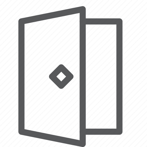 Door, login, open, sign in, user icon - Download on Iconfinder