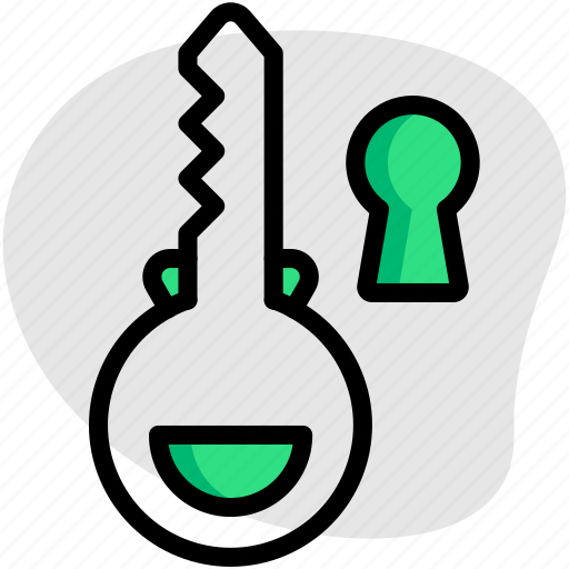 Key, hole, unlock, password, access icon - Download on Iconfinder