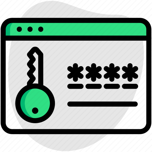 Login, credentials, key, password, web icon - Download on Iconfinder