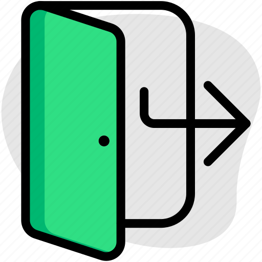 Logout, exit, arrow, close, leave icon - Download on Iconfinder