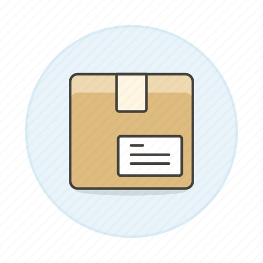 Logistic, package, boxes, information, info, seal, box icon - Download on Iconfinder