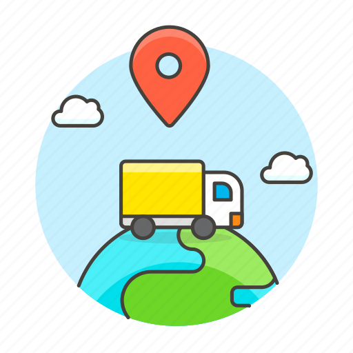 Cargo, ground, international, location, logistic, service, shipping icon - Download on Iconfinder