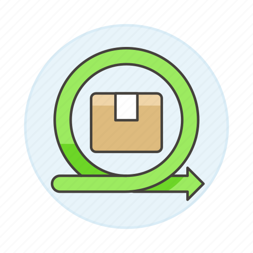 Inventory, logistic, management, package, resend, service, shipping icon - Download on Iconfinder