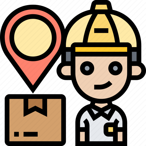 Delivery, postman, service, destination, address icon - Download on Iconfinder