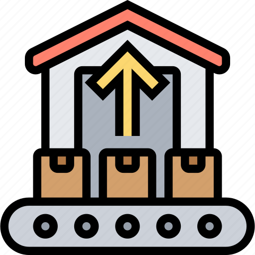 Import, loading, goods, stock, warehouse icon - Download on Iconfinder